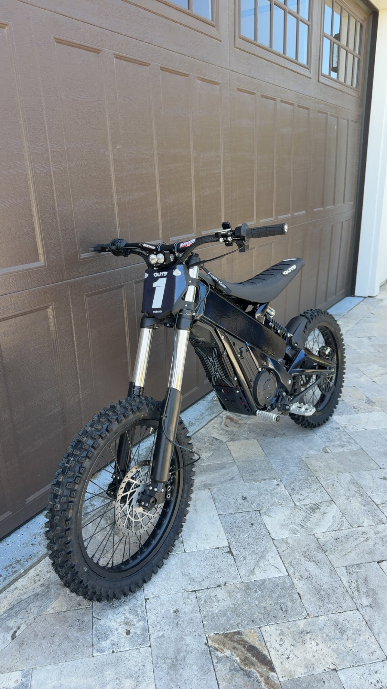 E-Moto Fork Wrap (Reflective Chrome) | Universal E-Bike Fork Protection Wrap
