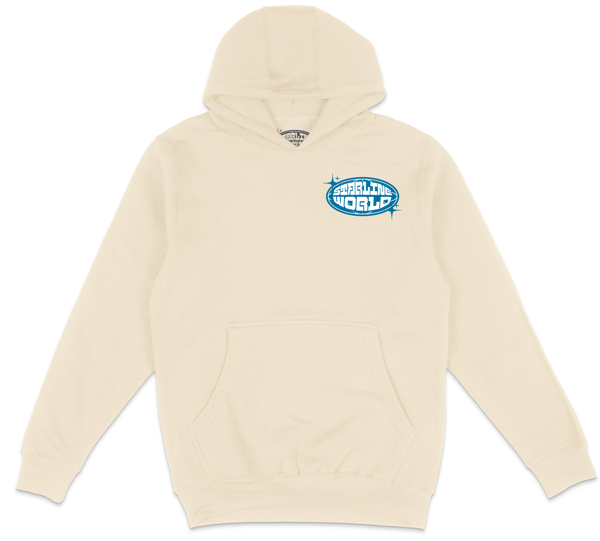StarlineWorld (Bone-Blue) Hoodie