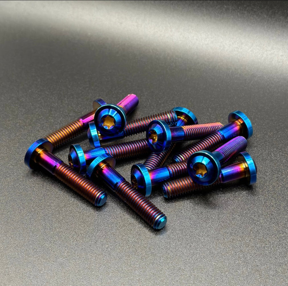 All E-Moto Low Profile Shiftlock Titanium (Set Of 2)