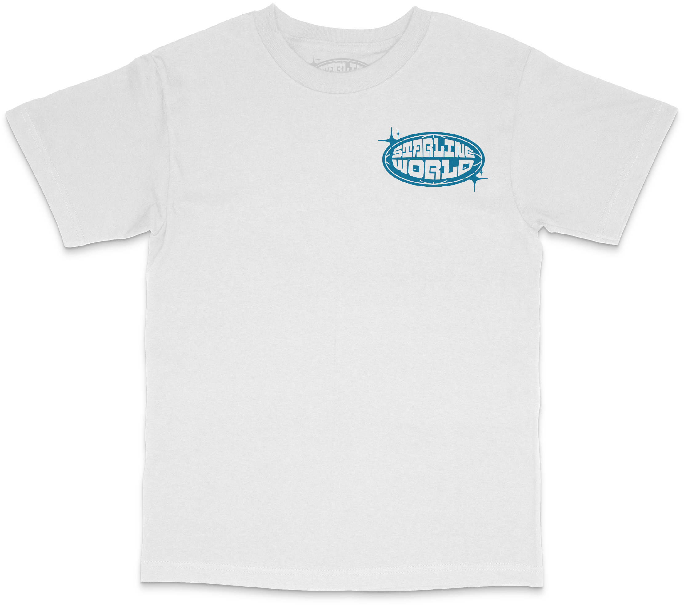 StarlineWorld (White-Blue) Tee