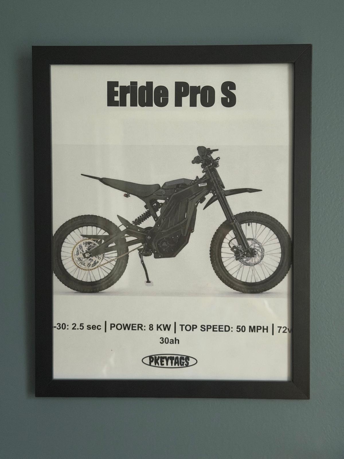 Eride Pro S Framed Poster