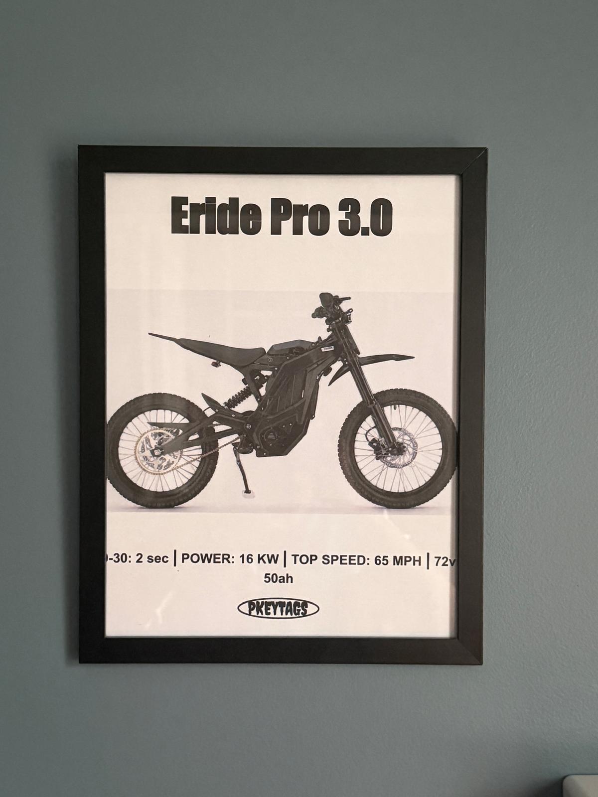 Eride Pro 3.0 Framed Poster