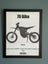 79 Bike Falcon Pro Framed Poster