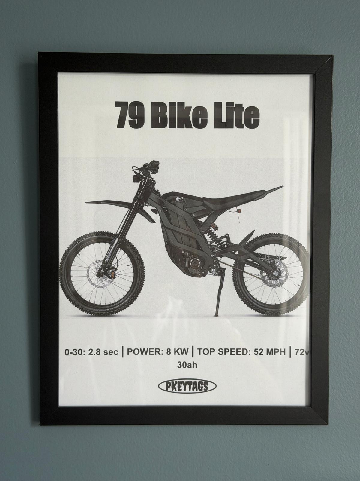 79 Bike Falcon Lite Framed Poster
