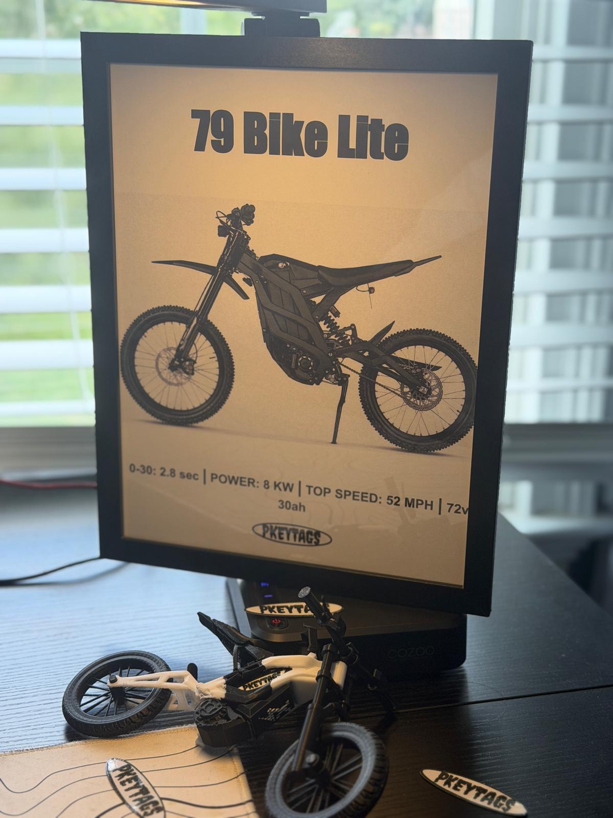 79 Bike Falcon Lite Framed Poster