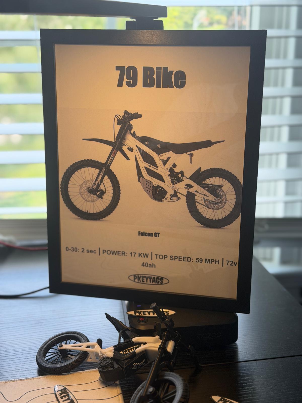 79 Bike Falcon GT Framed Poster