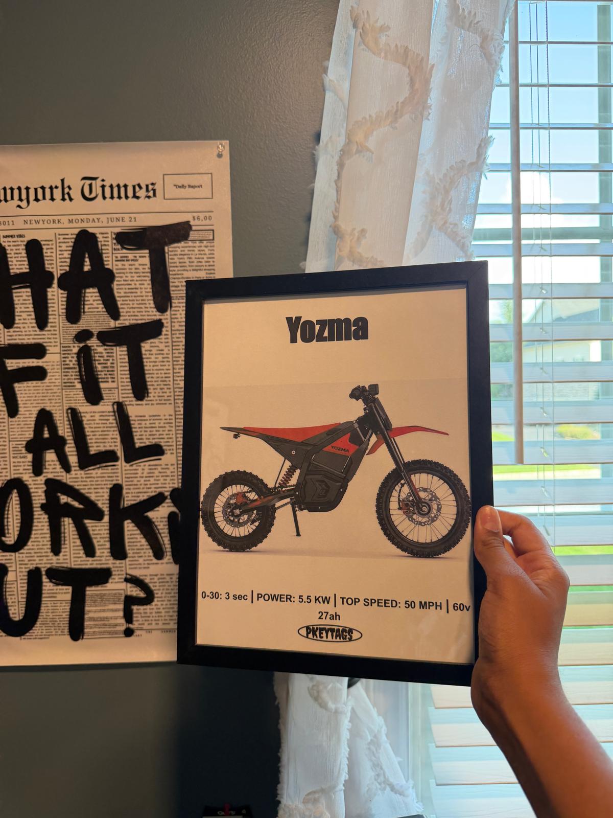 Yozma In10 Framed Poster
