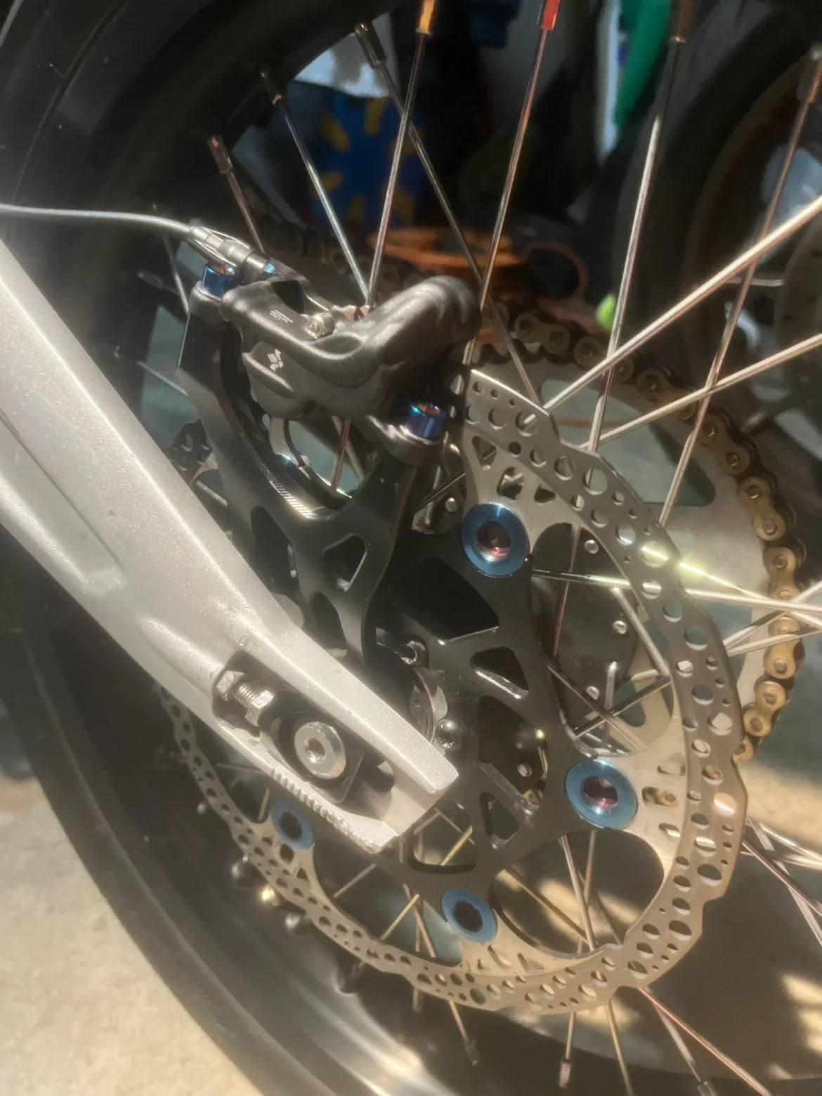 Caliper Mount Titanium Bolts