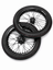Surron Light Bee X / E-Ride Pro Supermoto Wheelset (Thick/Wide) - Chrome Silver / Gloss Black