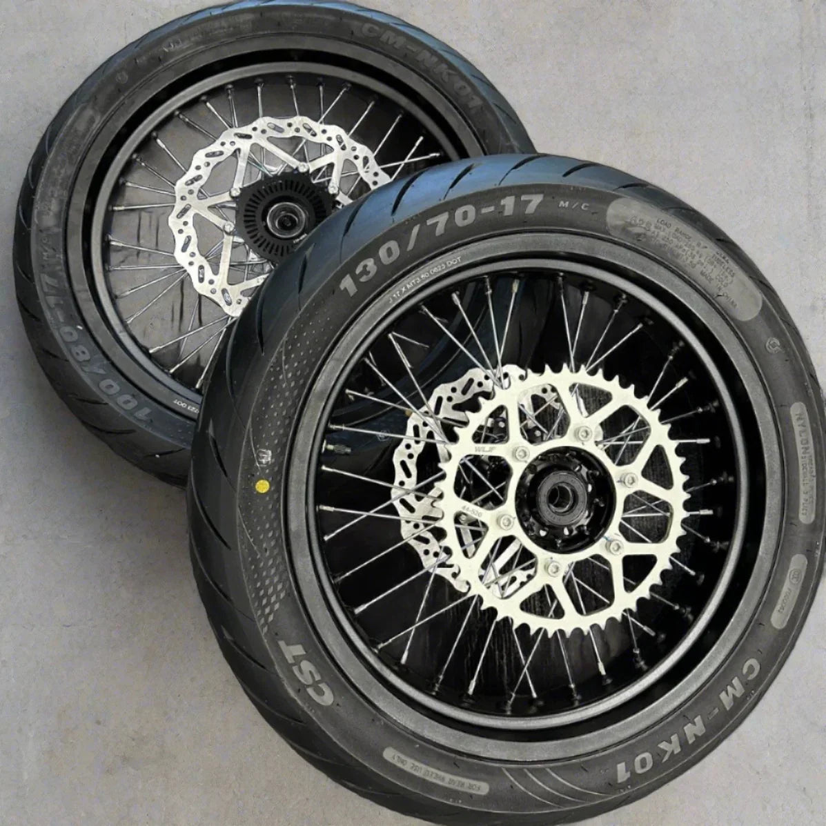 Ultra Bee Supermoto Wheelset -(Chrome Restock soon)